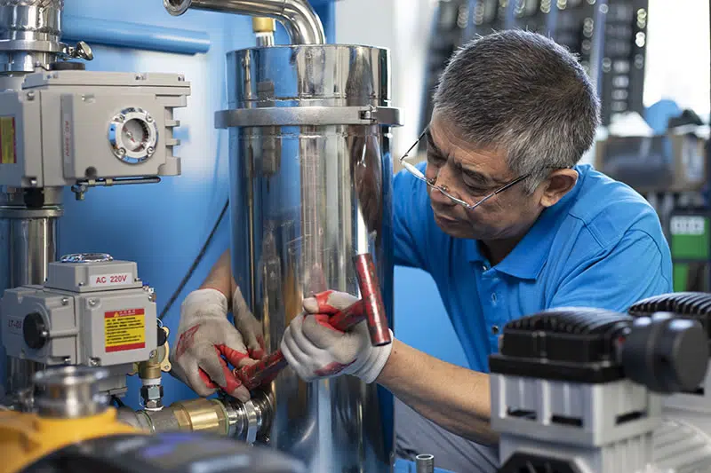 Does the DPF cleaning machine have automatic cleaning function?